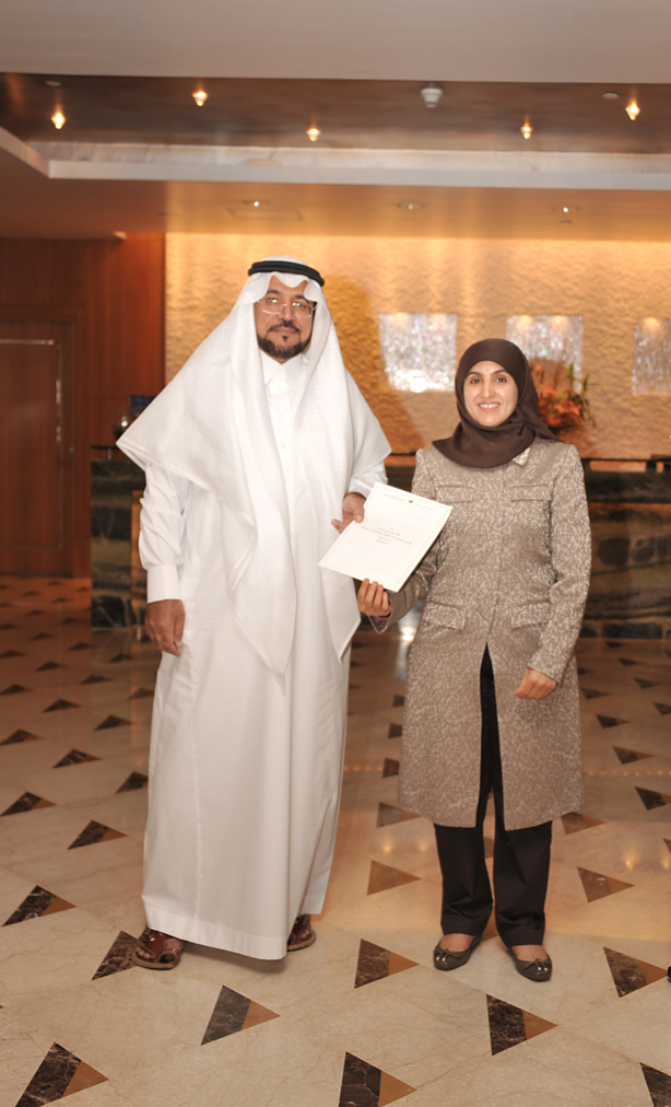 Dr. Mobarak Aldosari and Her Highness Sheika Hissa Mohammed Al-Sabah